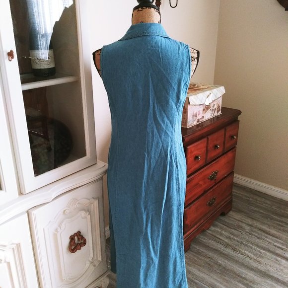 Vintage Robbie Bee Denim Look Dress - Picture 4 of 9